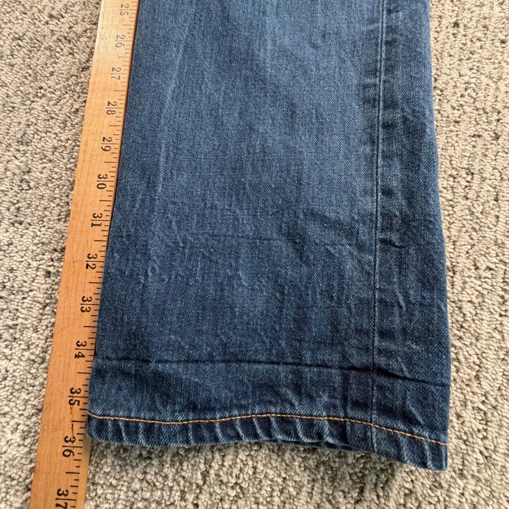 Taylor Stitch Jeans Mens 36 Blue Slim Fit Selvedge Denim Button Fly
